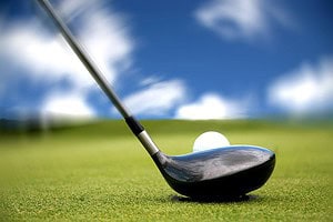 Gants et balles de golf