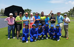 Les participants au Famtrip de TAT Los Angeles au Thai Country Club à Bangkok.