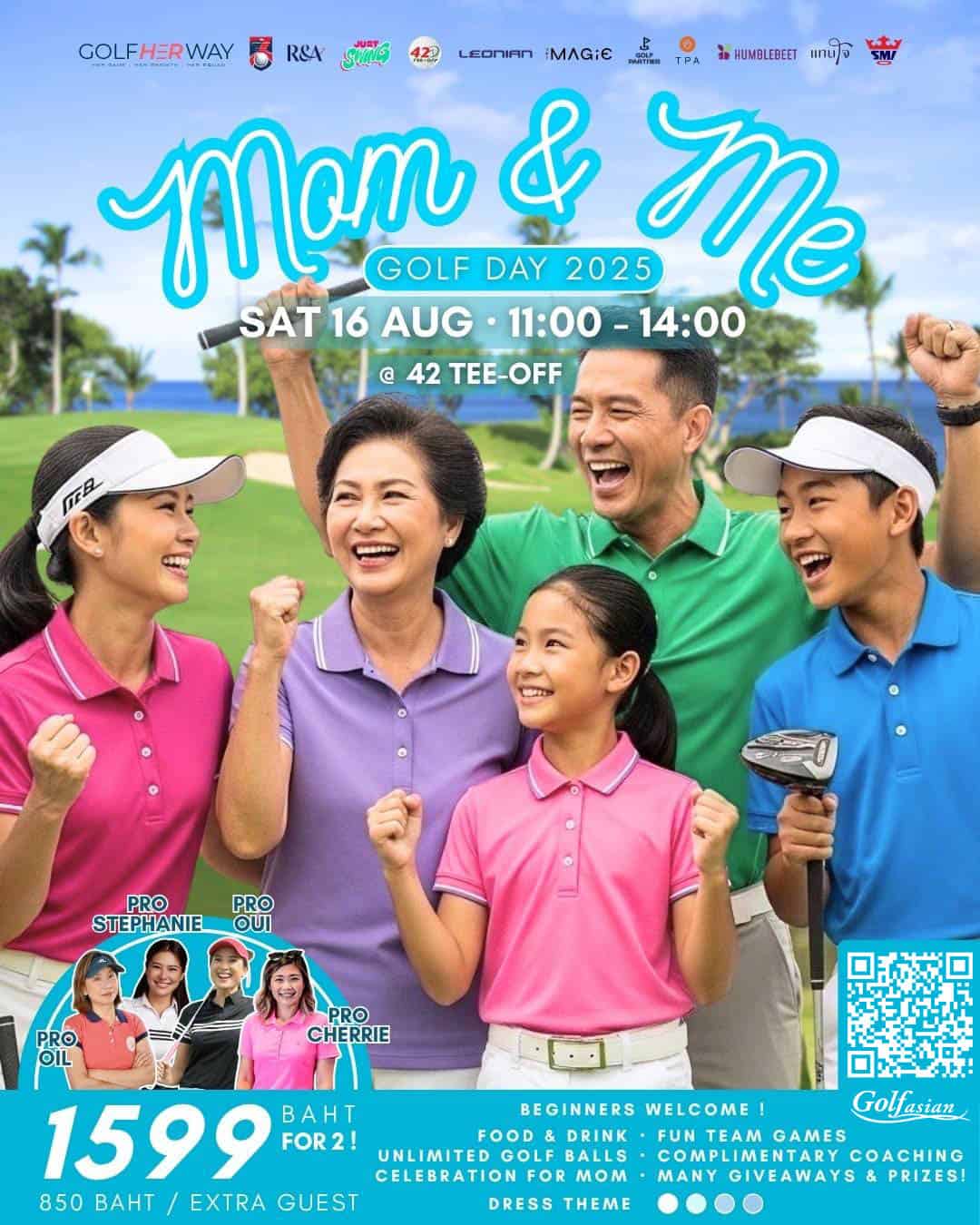 journée maman et moi au golf