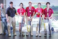 L'American School of Bangkok vainqueur de l'équipe mixte (brut et net)